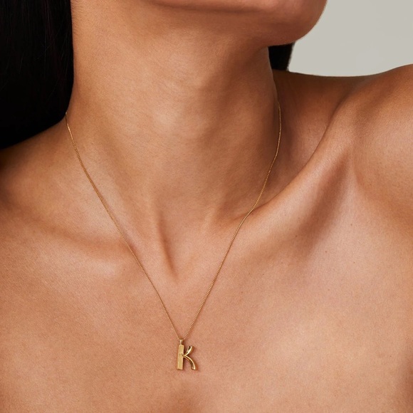 Jenny Bird Jewelry - Jenny Bird K Monogram Necklace Gold